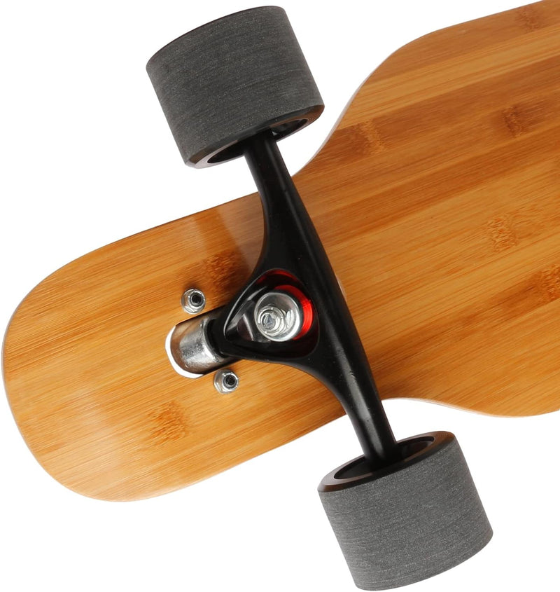 FunTomia Longboard mit 3 Flex Stufen Drop Through Cruiser Komplettboard Mach1 Speed Kugellager T-Too