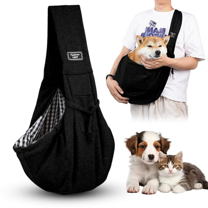Hundetrage, Hundetragetuch, Umhängetasche für Haustiere, Hundetasche, Tragetasche Hund, Hunde Traget