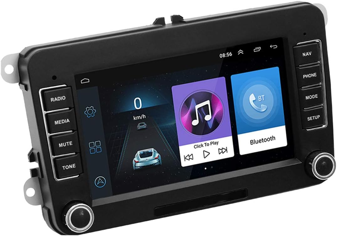 GOFORJUMP 2 DIN Android 17,8 cm GPS-Navigationssystem Autoradio Media Player für Bora Golf V/W P/olo