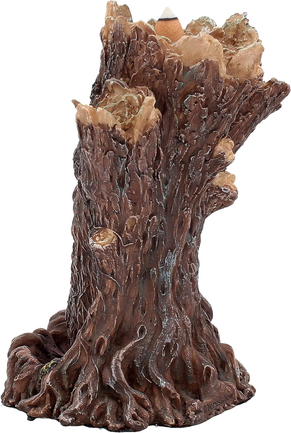 Nemesis Now Tree Spirit Backflow Tower Räuchergefäss, 19 cm, Braun, Kunstharz, Einheitsgrösse