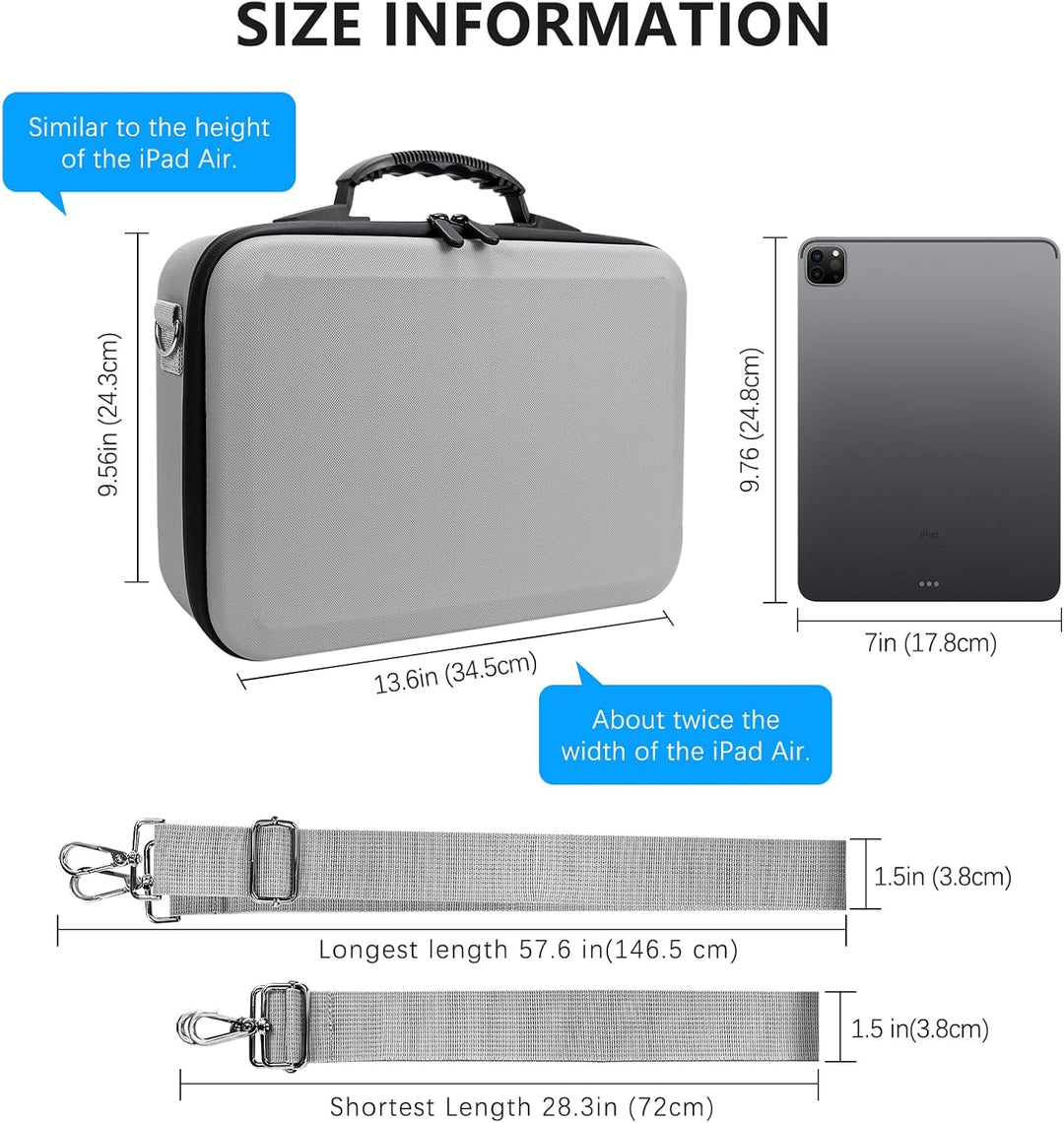 FPVtosky Mini 4 Pro Tasche, Portable Travel Case, Kompakte Tragetasche mit Tragegurt für DJI Mini 4