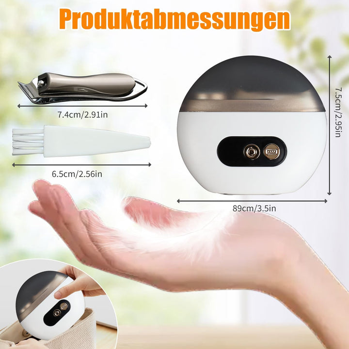 Elektrischer Nagelknipser, 2025 Verbessertes Nail Trimmer Beinhaltet 2 in 1 Electric Nail Clippers &