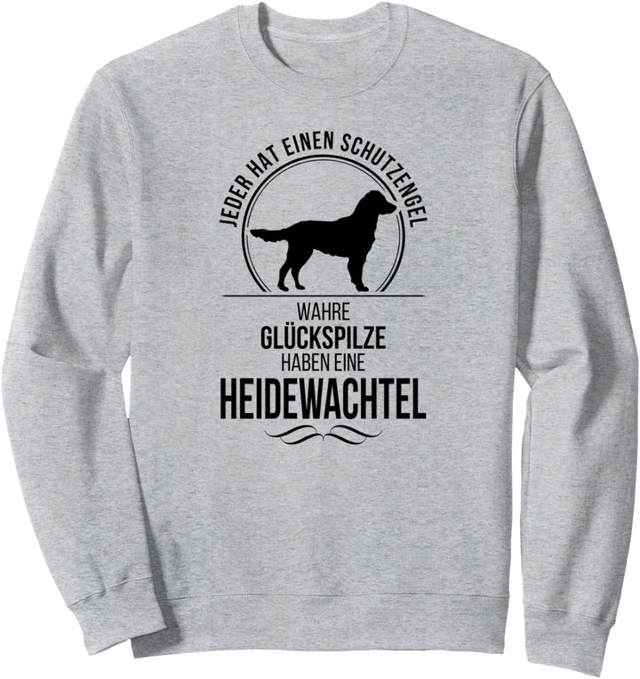 Heidewachtel Schutzengel Münsterländer Hunde Hundespruch Sweatshirt