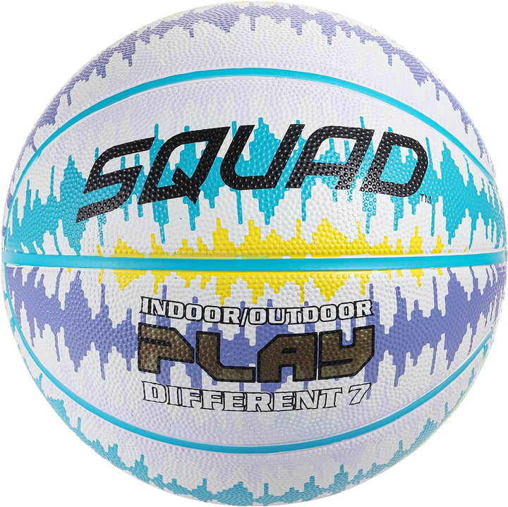 SQUAD Ultra Grip Basketball Grösse 7 (29,5") - Verbesserter Langlebiger Sprung für Outdoor-Spiel - T
