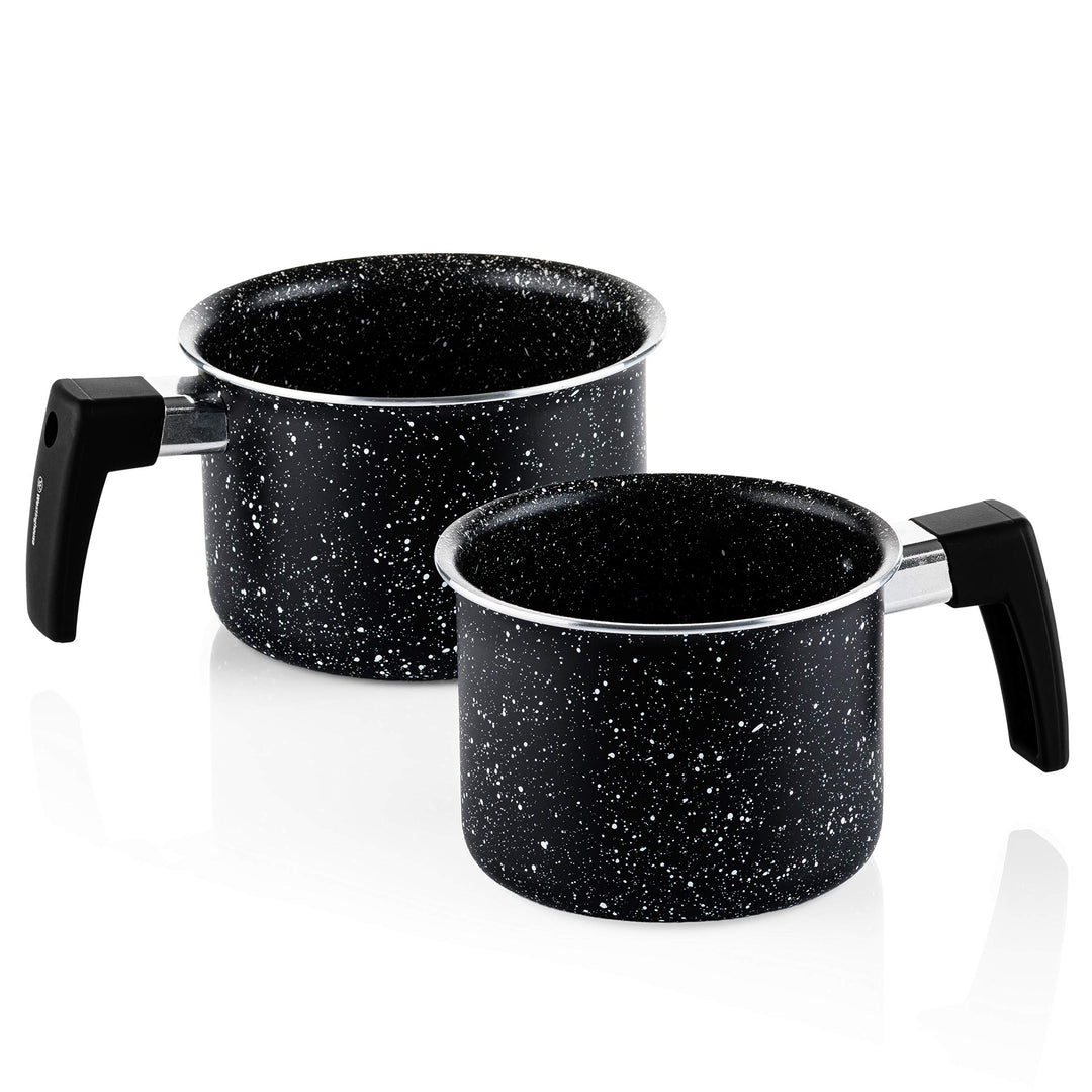 Westinghouse Milchpfannen-Set - Ø 12 & 14 cm - PFAS freie Milchkanne - Antihaftbeschichtung - Spülma
