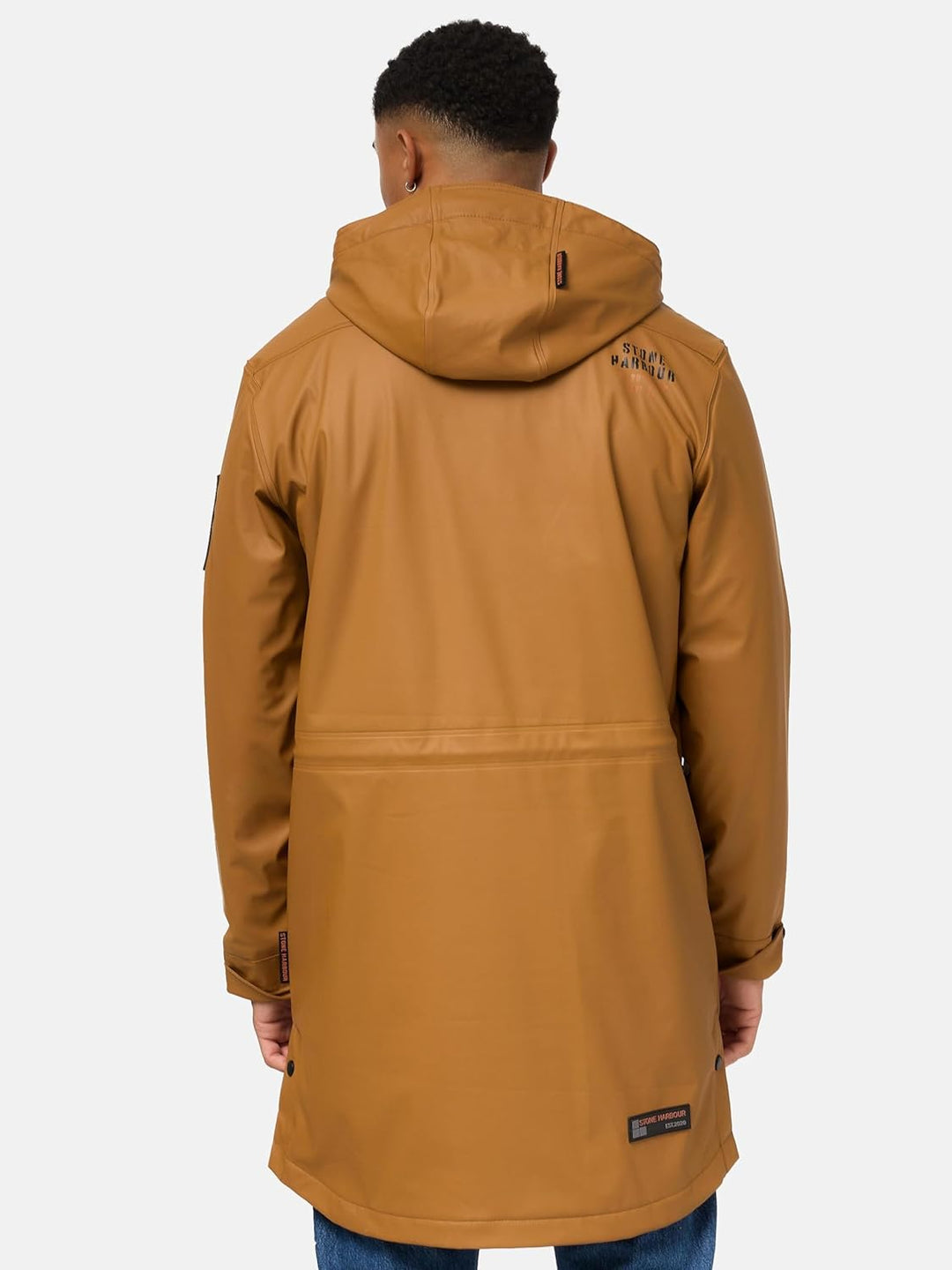 STONE HARBOUR wasserdichter gefütterter Herren Regenmantel Verdaan S-3XL XXL Tobacoo, XXL Tobacoo