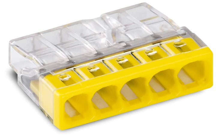 WAGO® Klemme, 5-Leiter, Verbindungsdosenklemme, 2273-205 (100 Stück) & ® Klemme, 8-Leiter, Verbindun