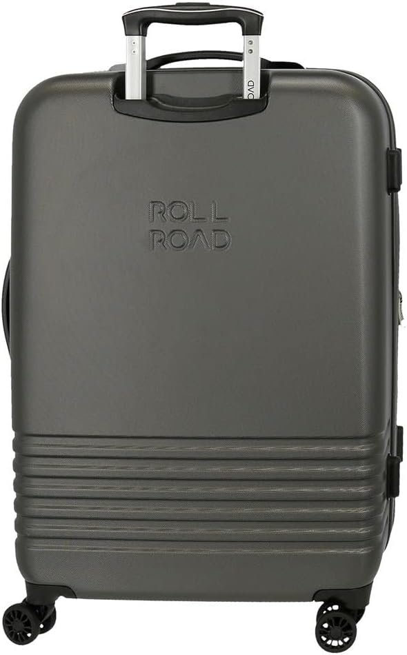 Roll Road India Kabinenkoffer Blau Anthrazit Set 2 Koffer, Anthrazit Set 2 Koffer