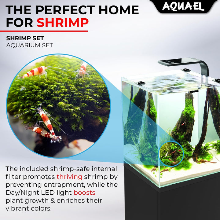 Aquael 122981 Shrimp Set Day&Night 30, weiss, 6.05 kg, 20 Liter