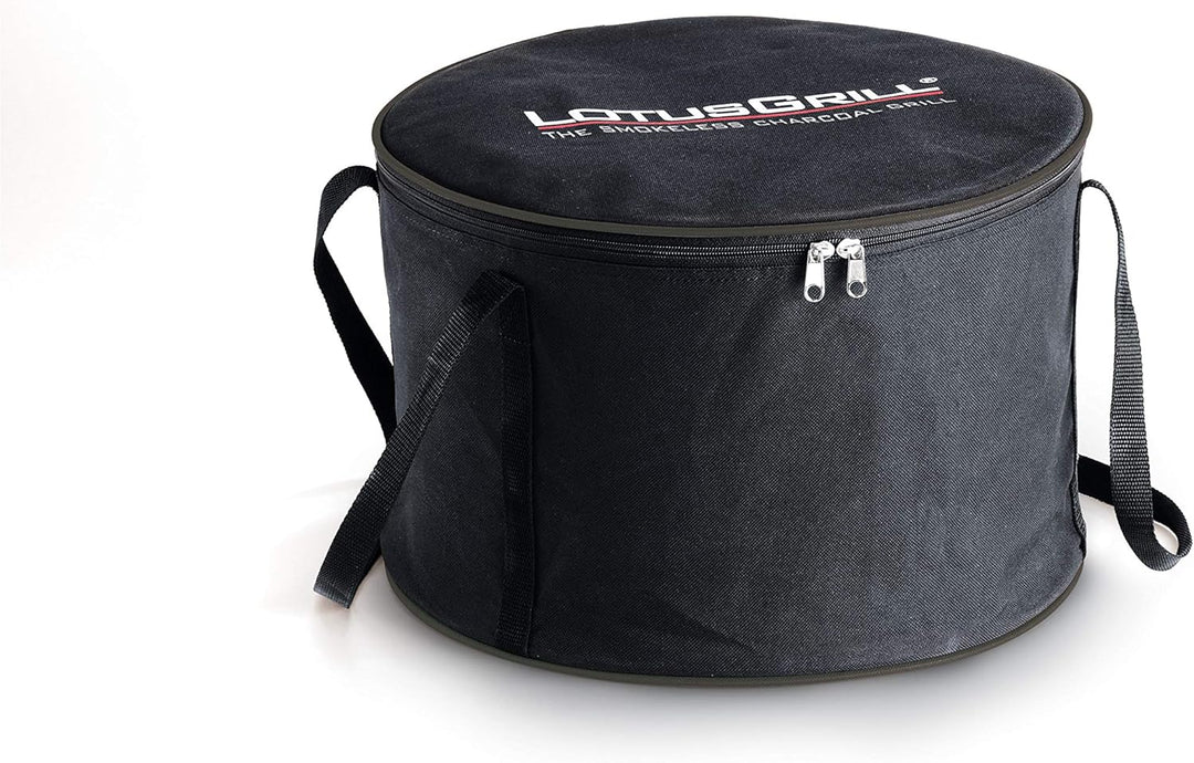 LotusGrill Starter-Set 1x XL Grill Pflaumenlila mit USB-Anschluss, 1x Buchenholzkohle 2,5 kg, 1x Bre