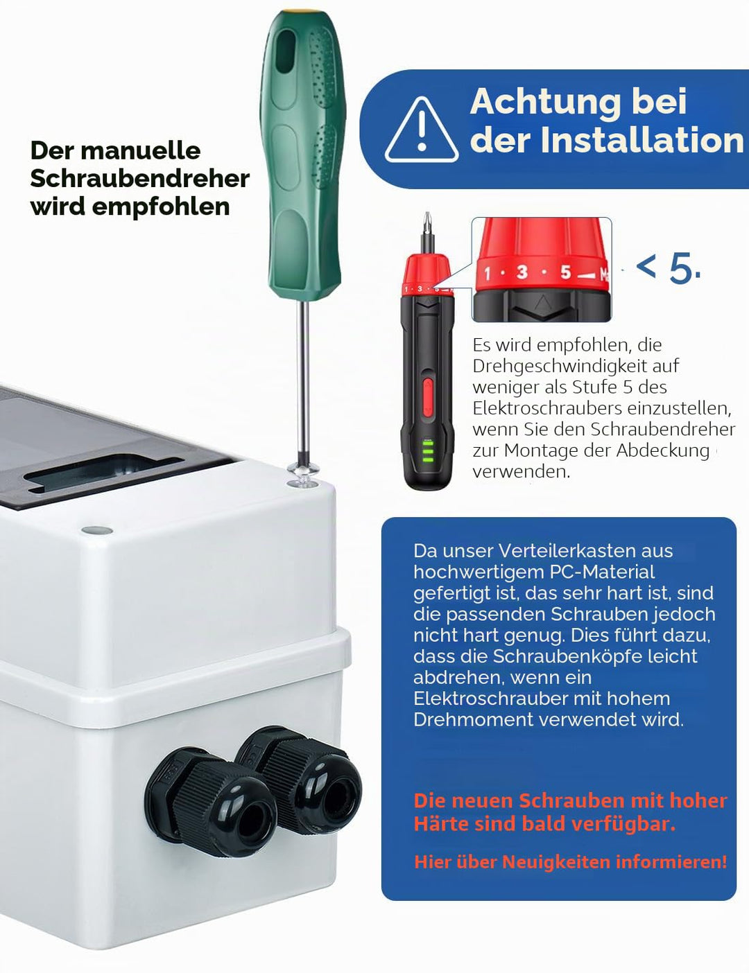 DIHOOL PV sicherungsautomat, PV Anlage DC Trennschalter IP65 Leistungsschalter Solaranlage, 500V, 10