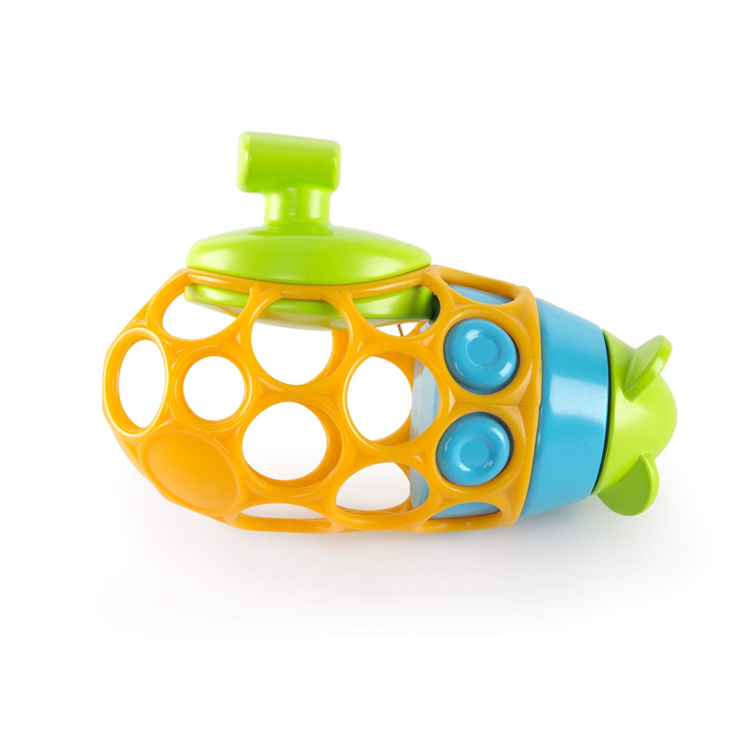 Bright Starts, Oball U-Boot Badespielzeug aus leicht greifbarem, schwimmendem Material mit aufziehba