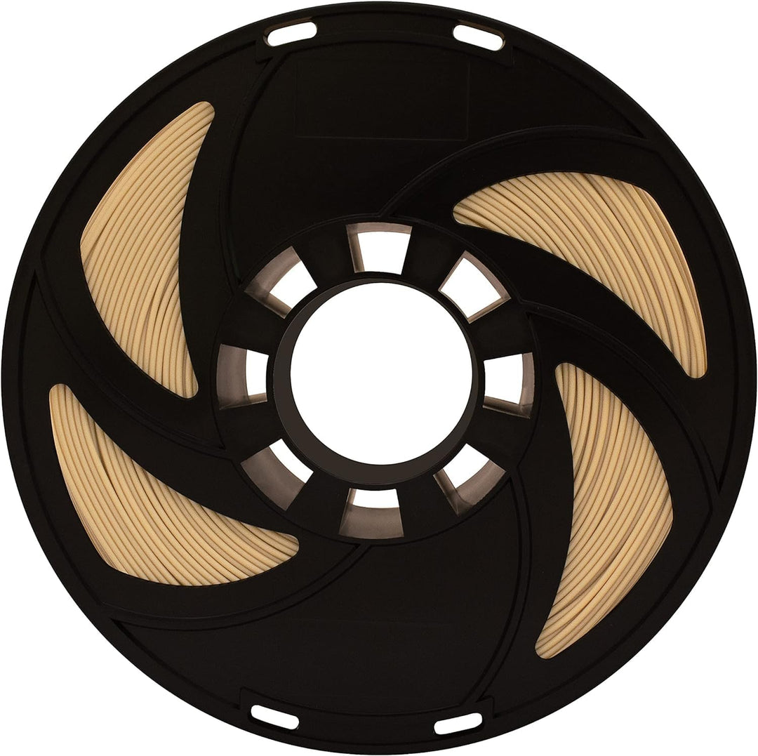 Holz Wood PETG Filament 1,75mm, Holzfarbe Holzfaser Filament 3D Drucker 1kg (2.2lbs) Massgenauigkeit