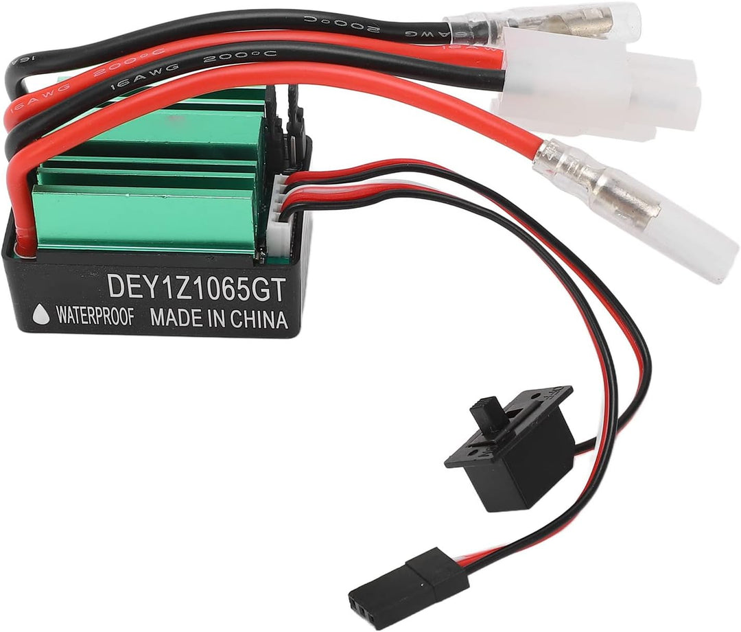 Brushed Motor ESC Combo, Brushed Motor ESC Combo mit 540 21T Brushed Motor 65A Wasserdicht Green Bru