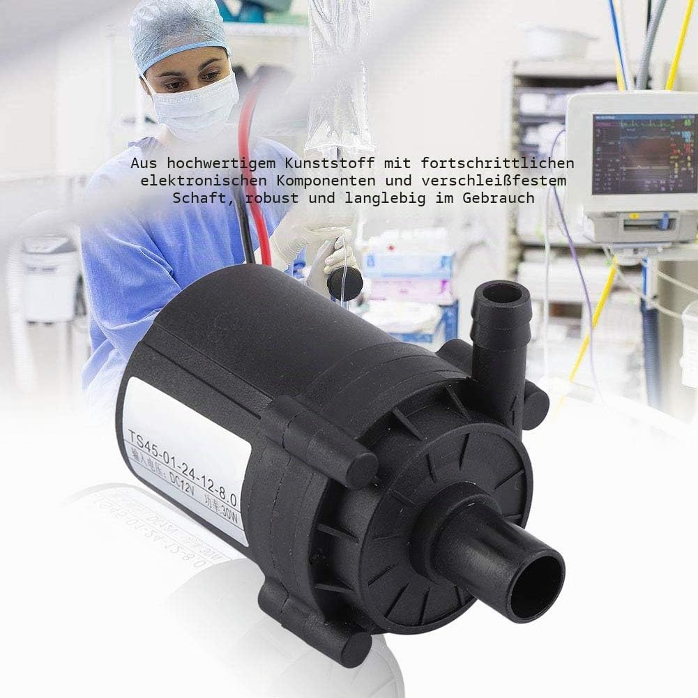 24 / 12V DC Pumpe Bürstenlose Wasserdurchflusspumpe Brushless Tauchwasserpumpe Einstellbare Zirkulat