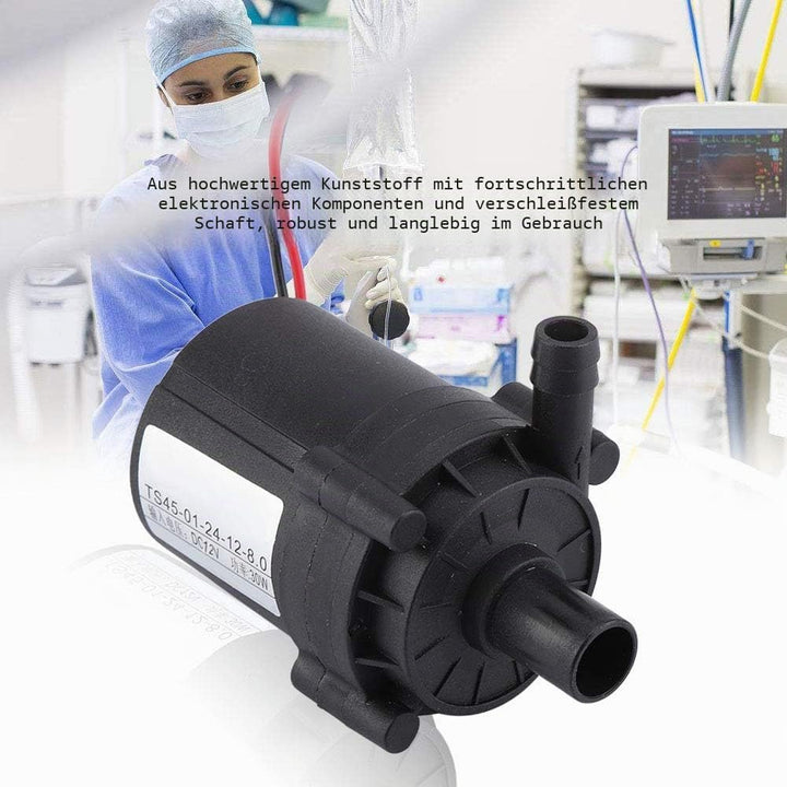 24 / 12V DC Pumpe Bürstenlose Wasserdurchflusspumpe Brushless Tauchwasserpumpe Einstellbare Zirkulat