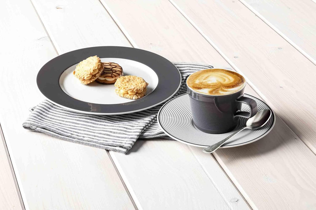 Seltmann 001.756439 NoLimits NLC Moments Kaffeeservice, Anthrazit, 18-teilig