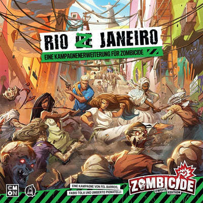 CMON | Zombicide 2. Edition – Rio Z Janeiro | Erweiterung | Kennerspiel | Dungeon Crawler | 1-6 Spie