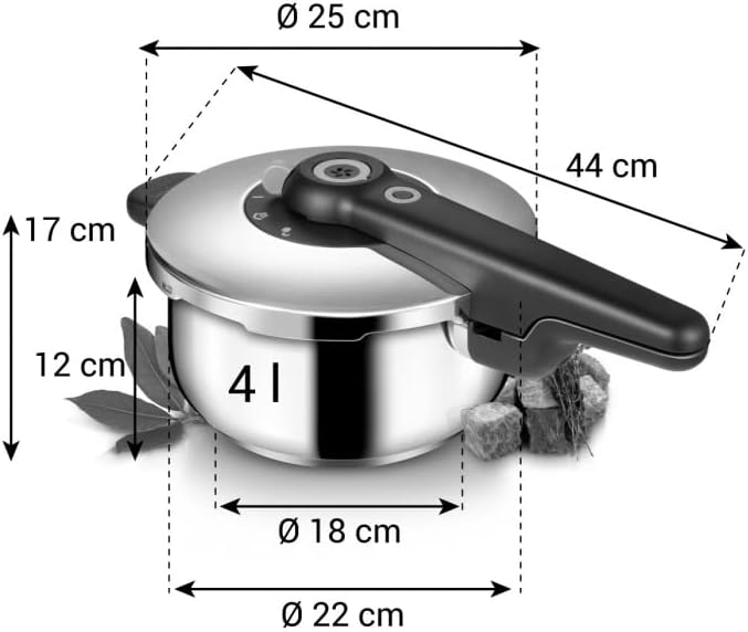 Tescoma Schnellkochtopf SmartCLICK 4.0 l