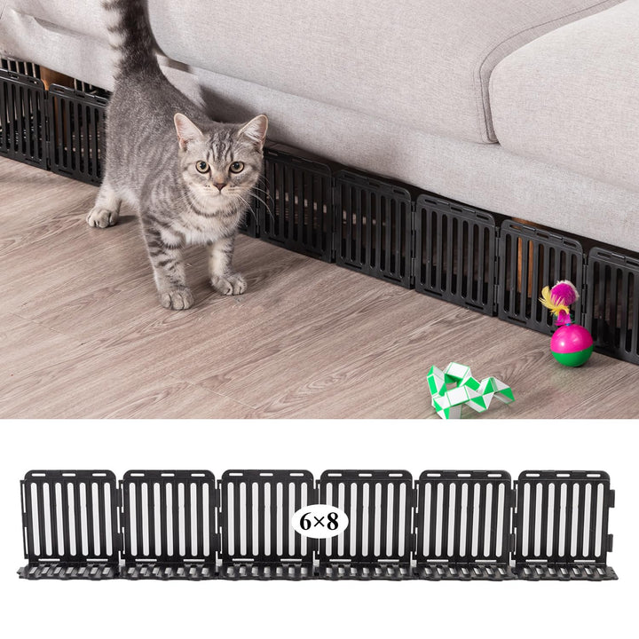 Spielzeugblocker Couch Schutz für Haustiere, Sofaschutz Katze Plastic Under Furniture Gap Protector