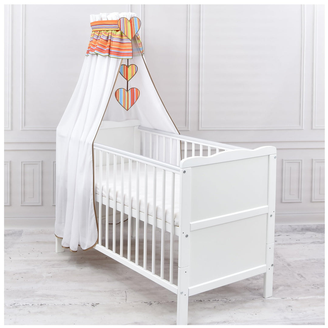 Generisch Baby Delux Babybett Himmel Betthimmel Chiffon Baldachin für Babybett Kinderbett Wiege Stub