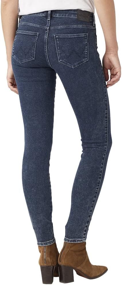 Wrangler Damen Skinny Jeans 28W / 32L Milky Way, 28W / 32L Milky Way