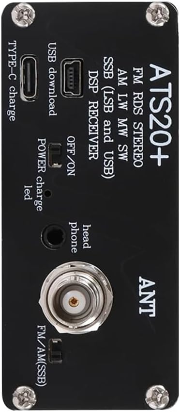 SDR Radio Empfänger ATS-20+ Plus V2 SI4732 OLED Display FM AM SW SSB USB wiederaufladbar
