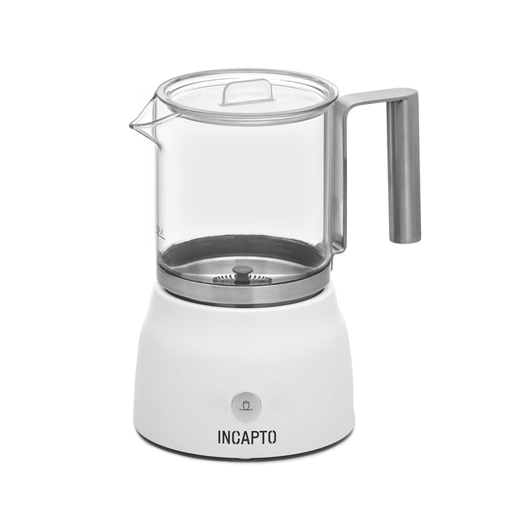 Incapto Coffee Automatischer Milchaufschäumer, Weiss, Fassungsvermögen 100-150 ml, Cappuccinator, Mi