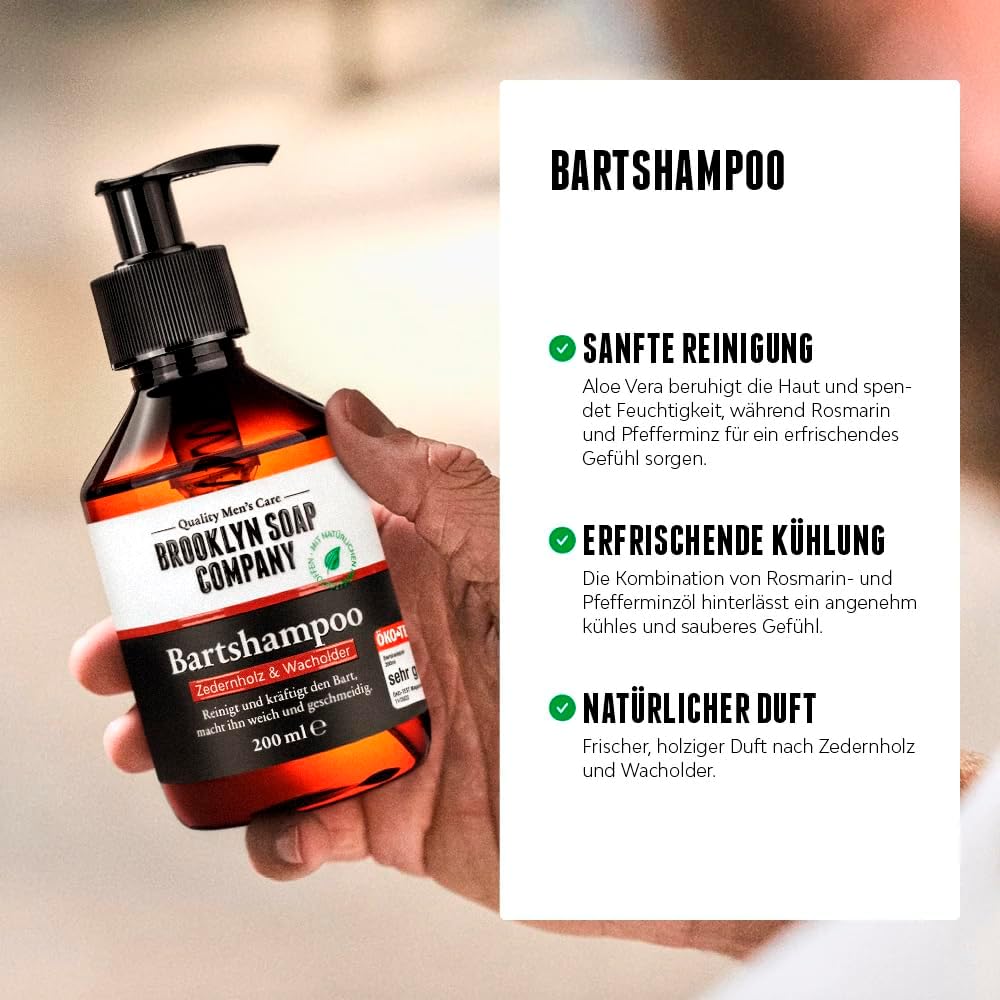 Ultimate Beard Box · Brooklyn Soap Company · Hochwertiges Bartpflege Set inkl. Bartöl, Bartshampoo,