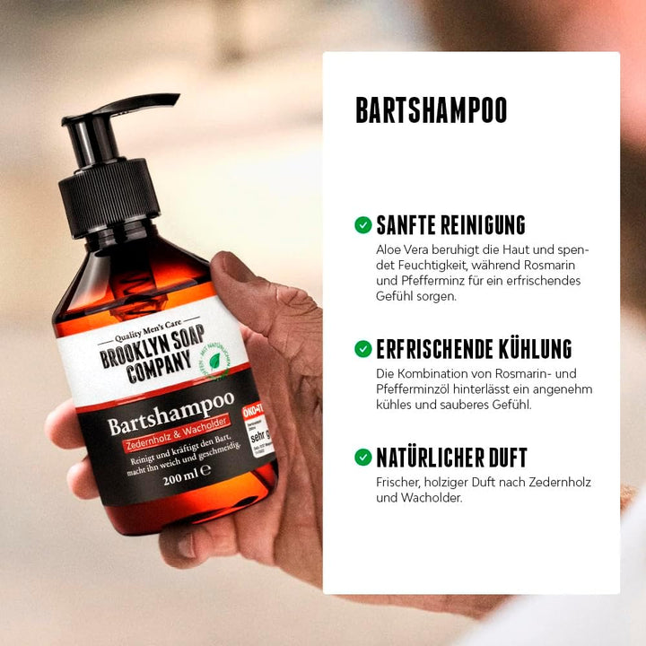 Ultimate Beard Box · Brooklyn Soap Company · Hochwertiges Bartpflege Set inkl. Bartöl, Bartshampoo,
