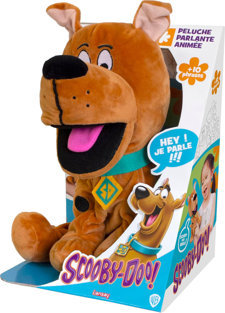 Lansay Scooby DOO! – Plüschtier sprechend – Handpuppe – Elektronische Junior – ab 5 Jahren