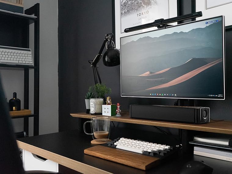 CREATIVE Stage SE Under-Monitor Soundbar mit USB Digital Audio und Bluetooth 5.3, Clear Dialog und S