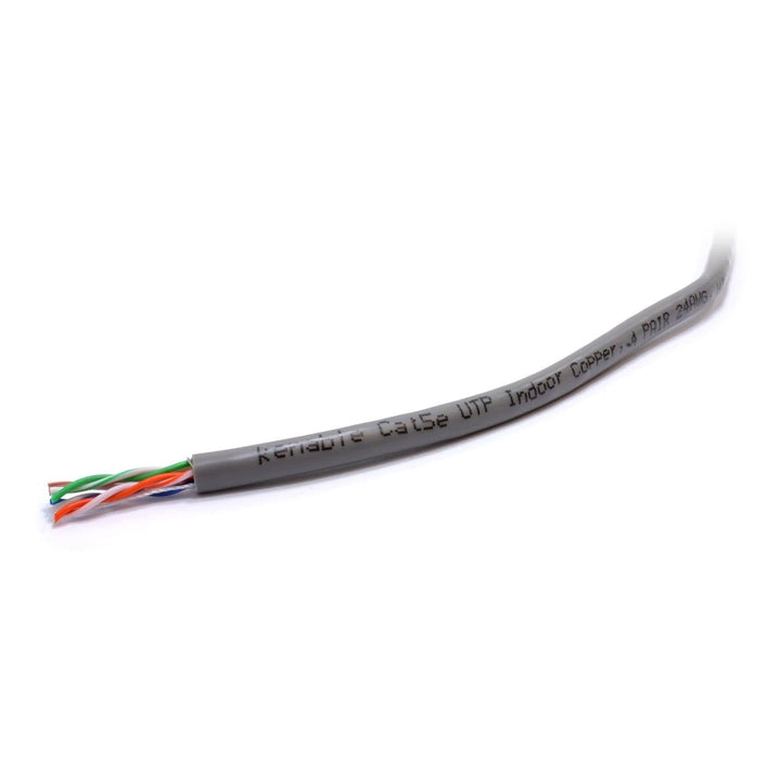 Indoor CAT5e U/UTP Kupfer Ethernet Netzwerk Solid Kabel Kabelrolle 24AWG Eca 50 m Grey [50 Meter/50m