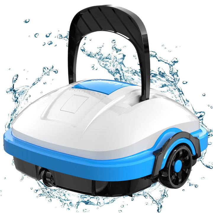 WYBOT Poolroboter, Poolsauger Akku mit Dual-Antriebsmotoren, Automatisches Parken, Automatische Pool