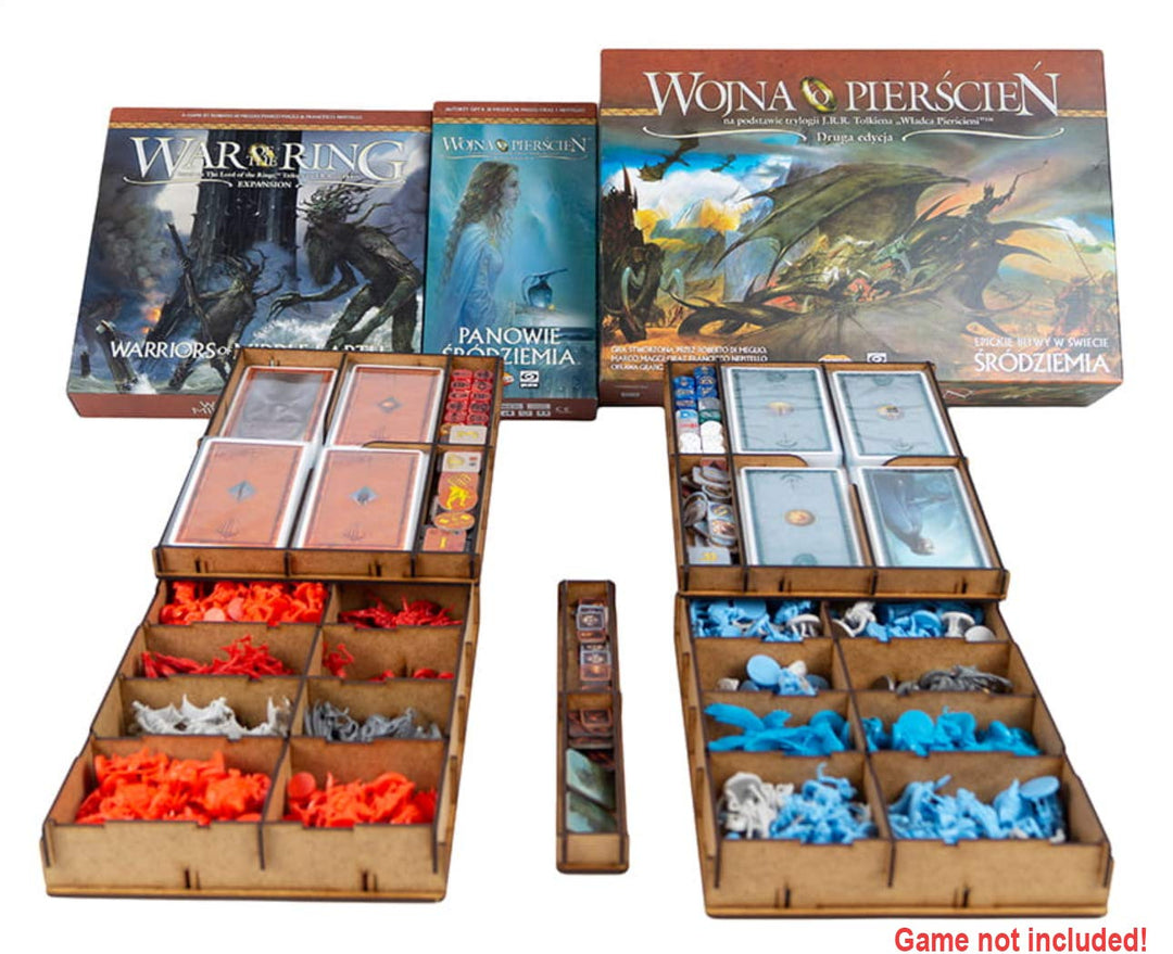 docsmagic.de Organizer Insert for War of The Ring 2nd Edition - Box Einsatz, War of the Ring 2nd Ed