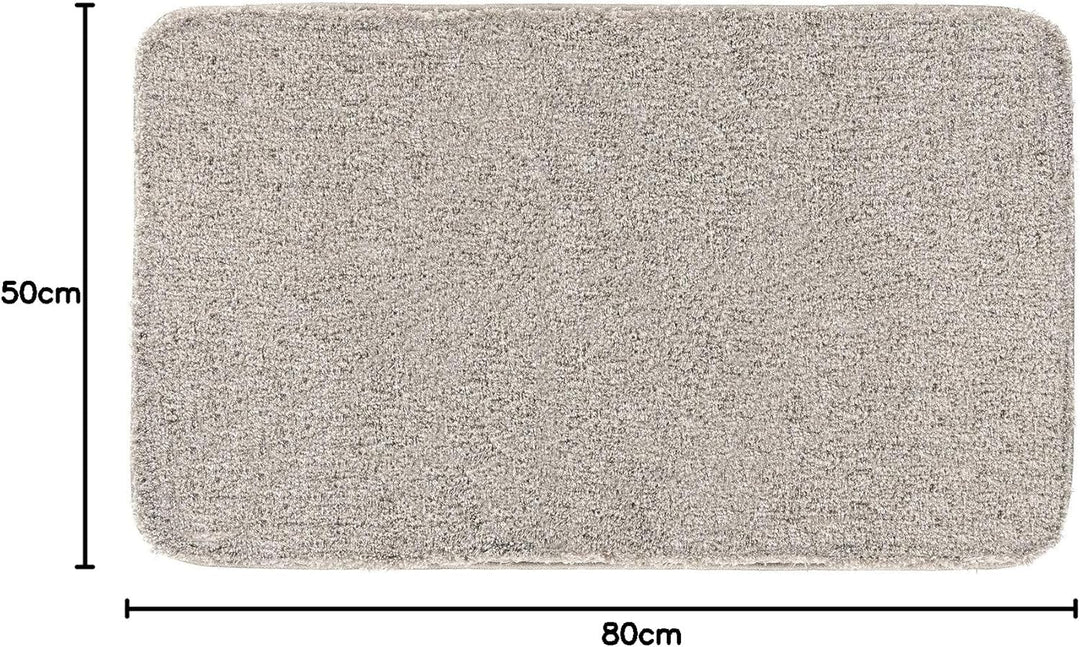 Grund Melange Badteppich, Acryl, Braun, 50 x 80 cm 50 x 80 cm Braun, 50 x 80 cm Braun