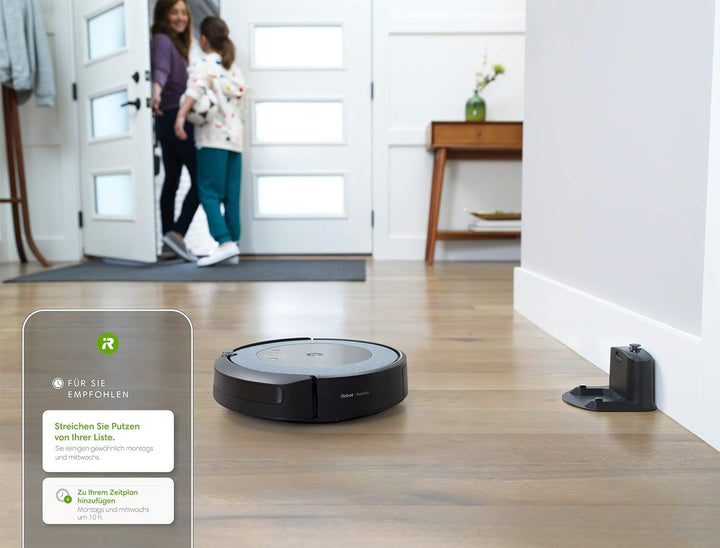 iRobot Roomba i3 (i3152) App-steuerbarer Saugroboter (Staubsauger Roboter), 2 Gummibürsten für alle