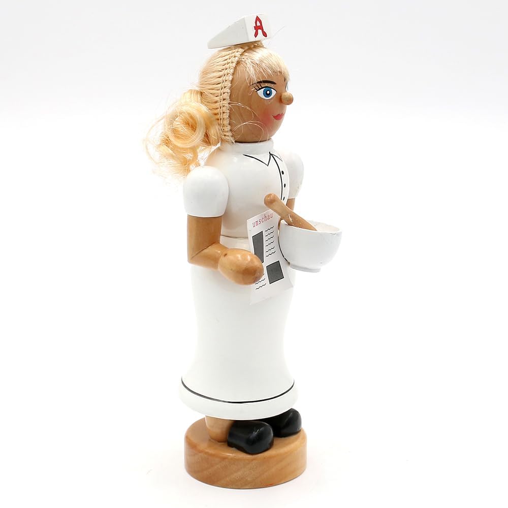 Dekohelden24 Räucherfrau als Apothekerin, ca. 19 cm, Apothekerin