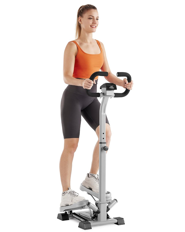 FLYBIRD Exercise Stair Stepper für Zuhause, professioneller Twist-Stepper mit Widerstandsband, 150-1