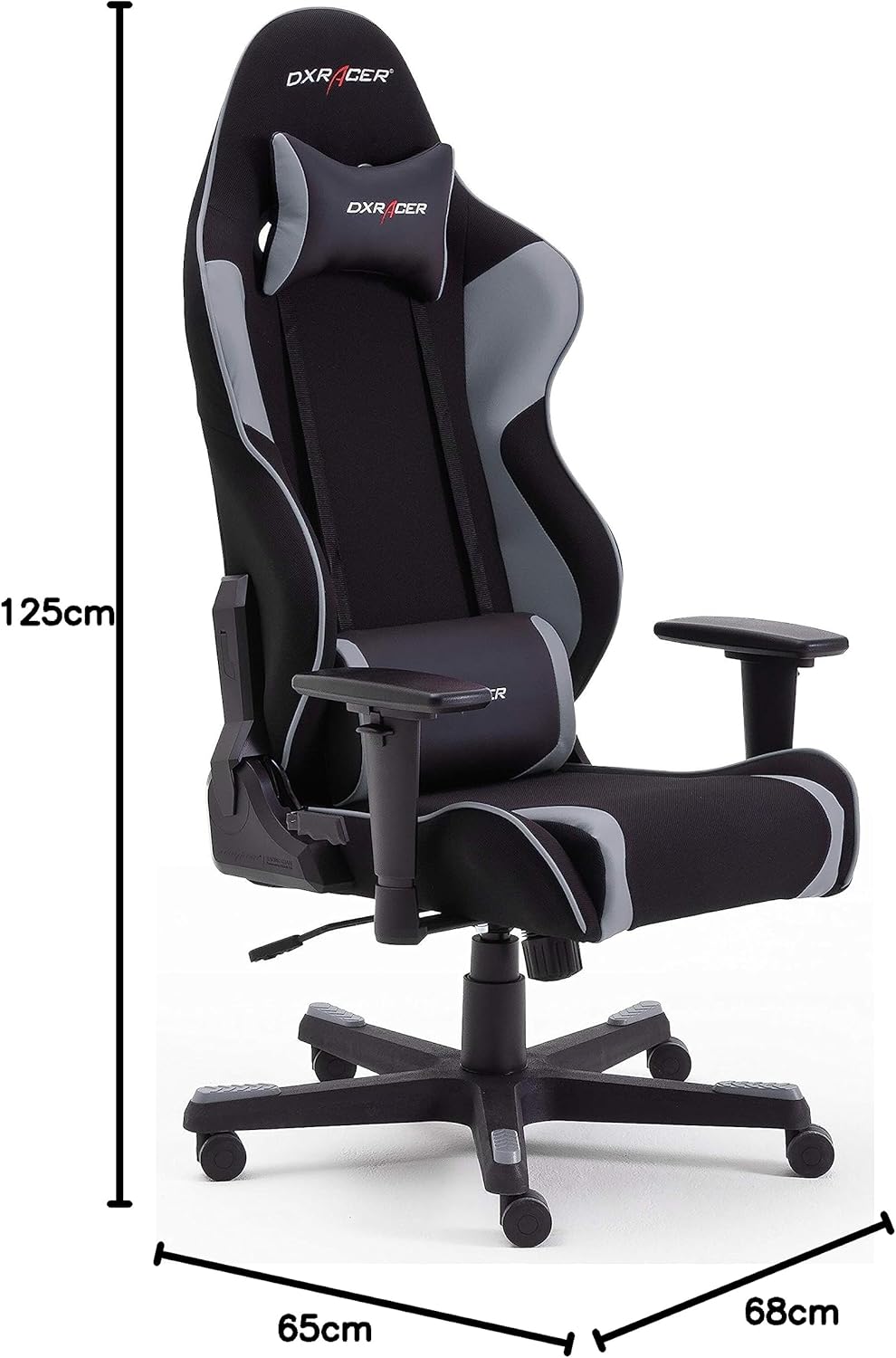 Robas Lund DX Racer OH/RW86/NG R2 Gaming Stuhl XXl für Grosse Gamer bestens geeignet, mit Wippfunkti