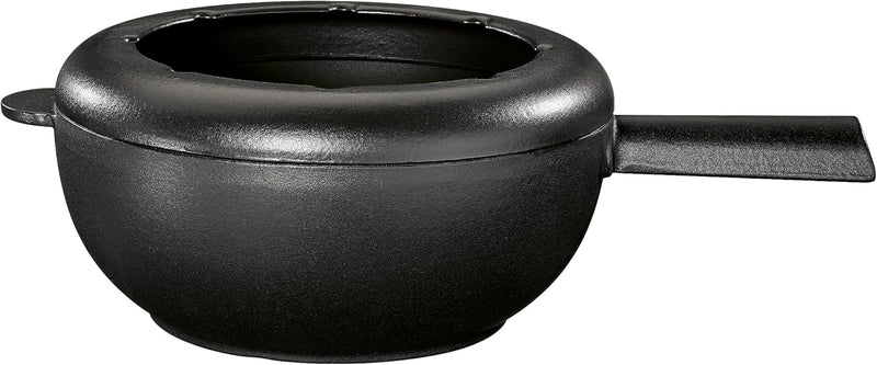 Spring Caquelon Saas-Fee Schwarz Matt 20 cm Fondue