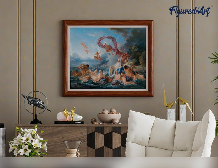 Figured'Art Malen Nach Zahlen Erwachsene Mit Rahmen Der Triumph der Venus - François Boucher - Paint