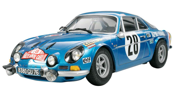 TAMIYA 300024278 Renault 300024278-1:24 Alpine A110 ´71 Monte Carlo,originalgetreue Nachbildung, Pla