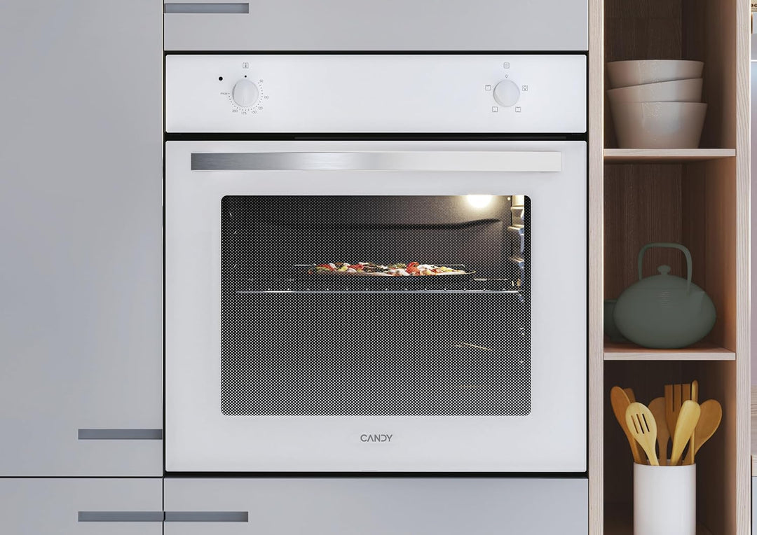 Four encastrable nettoyage manuel - convection naturelle CANDY FIDC B100 - Blanc - Classe A Statisch