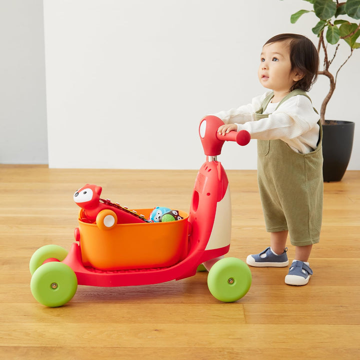 Skip Hop Zoo 3-in-1-Aufsitzspielzeug – Fuchs, mehrfarbig, Gross, Fuchs