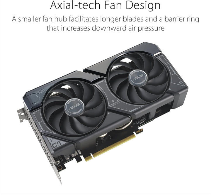 ASUS Dual GeForce RTX 4060 Ti OC Edition 16GB GDDR6 Gaming Grafikkarte (Nvidia RTX4060 Ti DLSS 3, PC