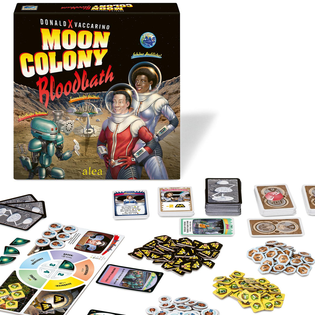 Ravensburger 25161 Alea Moon Colony Bloodbath - Brettspiel für Familien und Erwachsene ab 14 Jahren