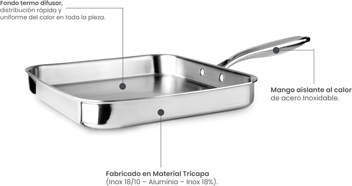 IBILI 653228 Grill, Edelstahl