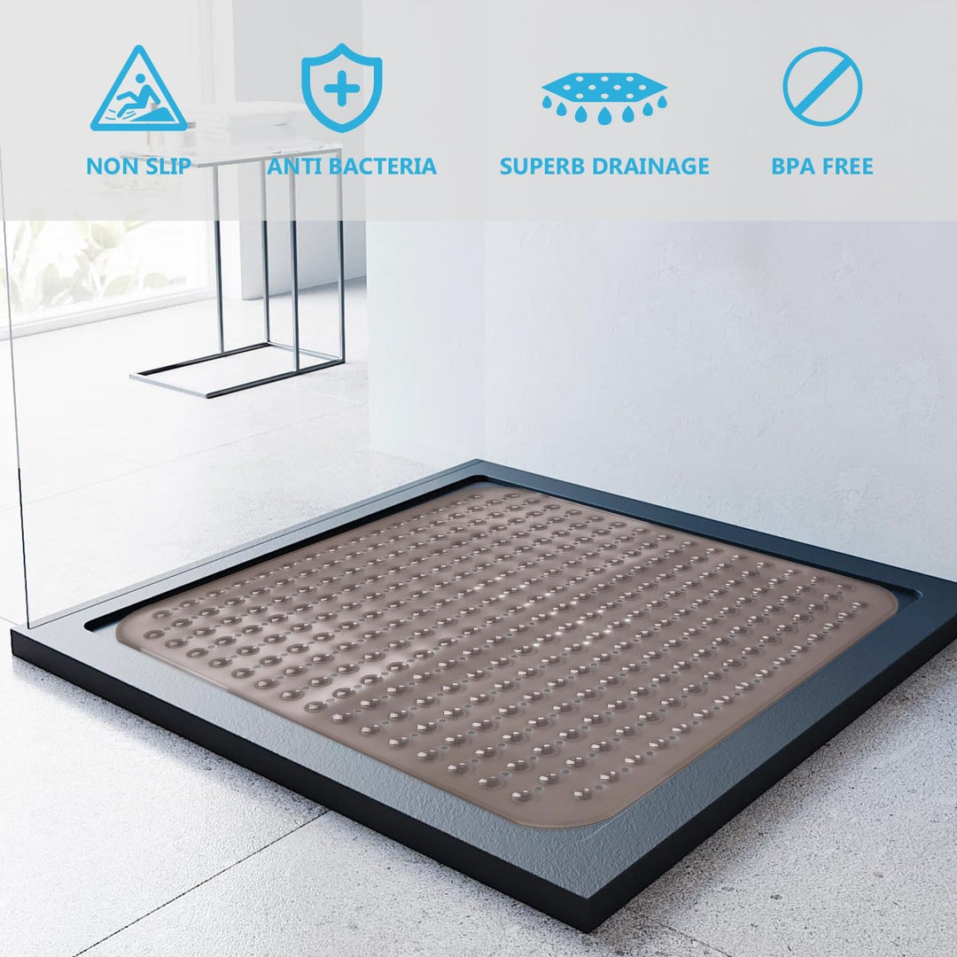 Duschmatte rutschfest 80x80cm Antirutschmatte Dusche: Leicht Zu Reinigen | Maschinenwaschbar Antirut