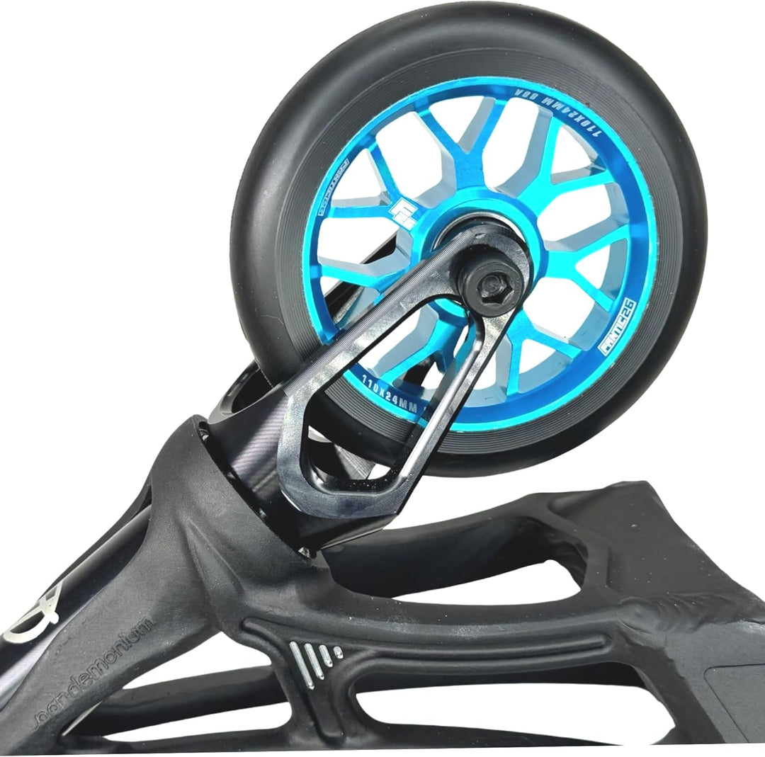 Fantic26 Spy7 Stunt Scooter Rolle I Trick I Tret I Kinder I Roller I Wheel I 110mm I ABEC 11 I Schne